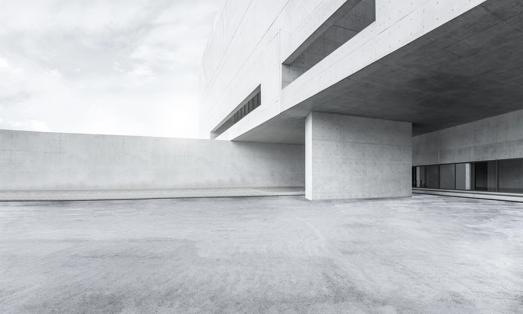 Fair-faced concrete in modern architecture