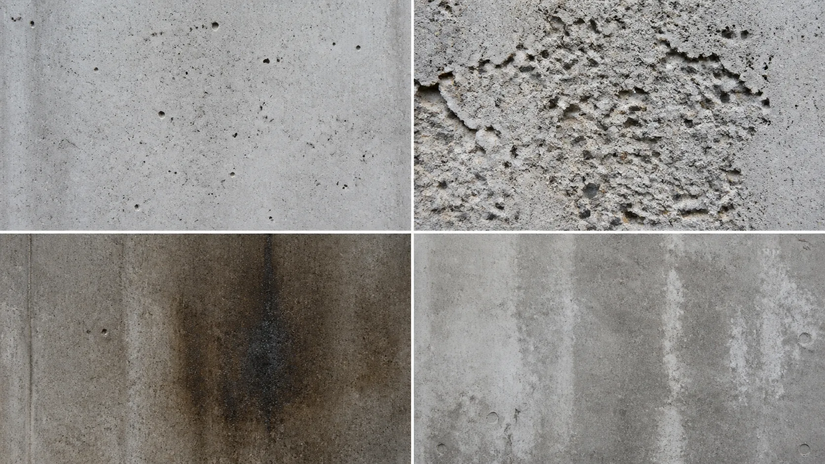 How to Diagnose Concrete Surface Defects: Bugholes, Honeycombing, Staining, and Color Variation