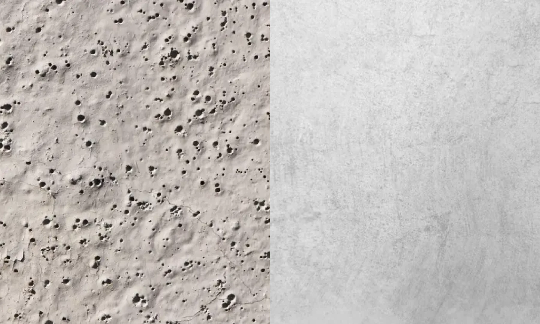 Before and after comparison