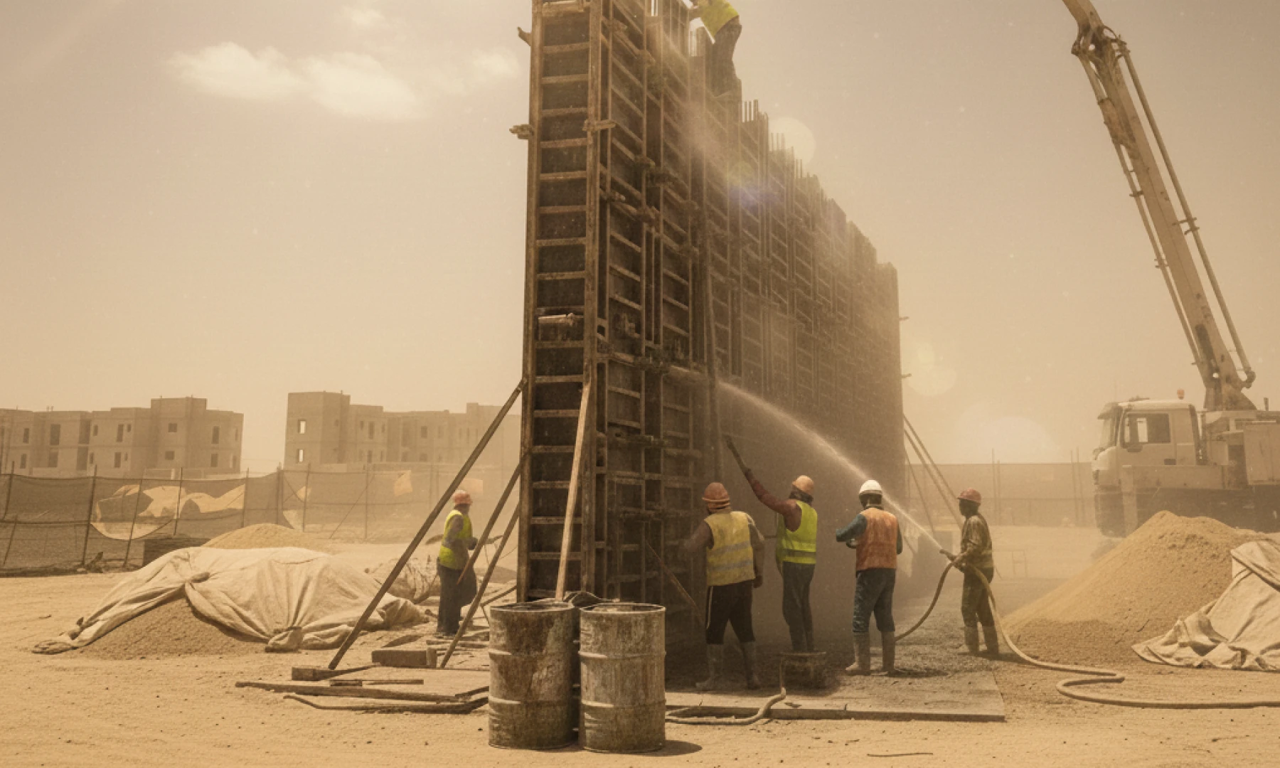 Temperature and humidity affecting release agent application